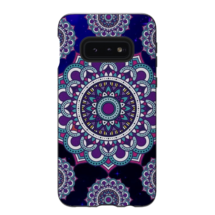 Galaxy S10e StrongFit Repetition Of Mandalas by ArtsCase