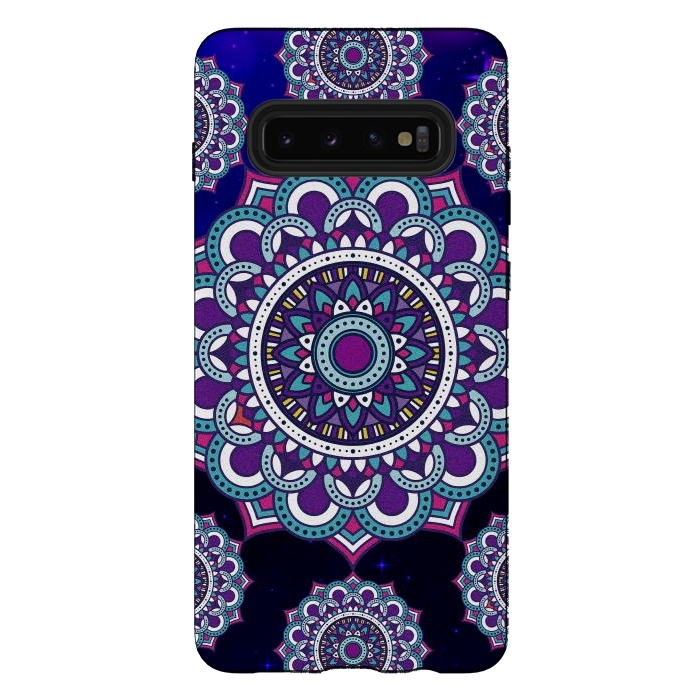Galaxy S10 plus StrongFit Repetition Of Mandalas by ArtsCase