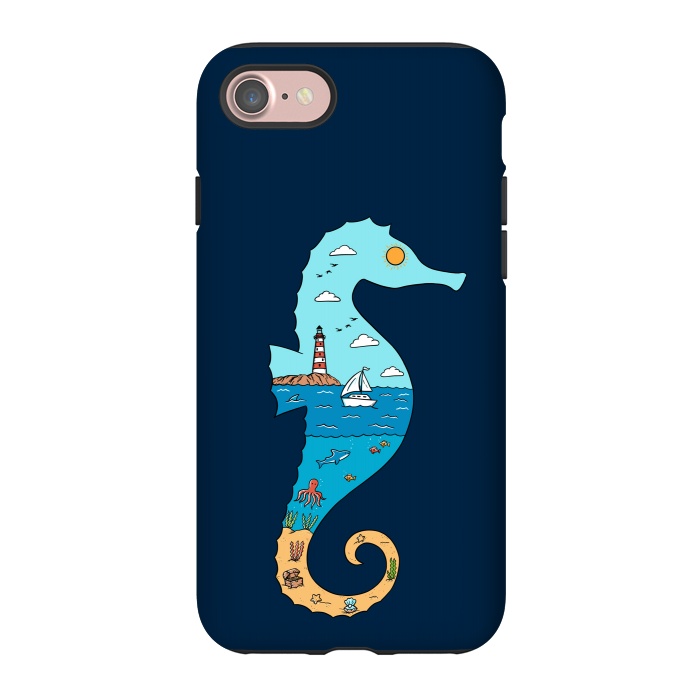 iPhone 7 StrongFit SeahorseNature by Coffee Man