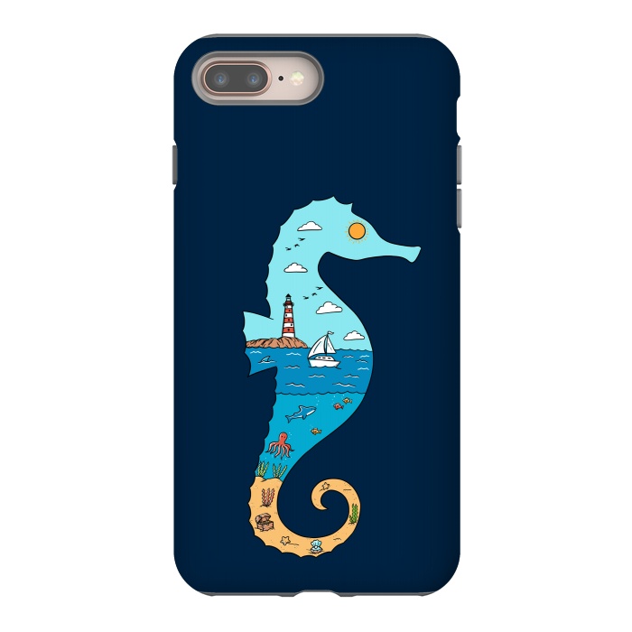iPhone 7 plus StrongFit SeahorseNature by Coffee Man
