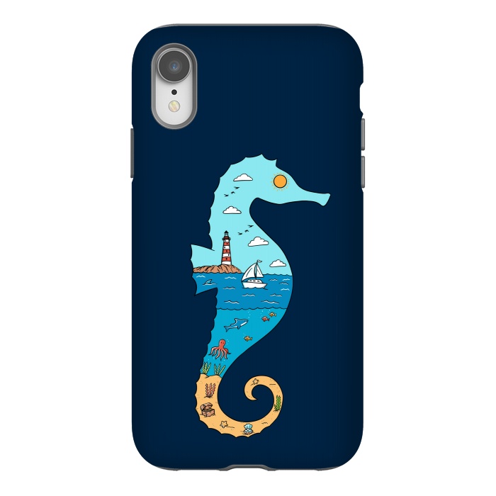 iPhone Xr StrongFit SeahorseNature by Coffee Man