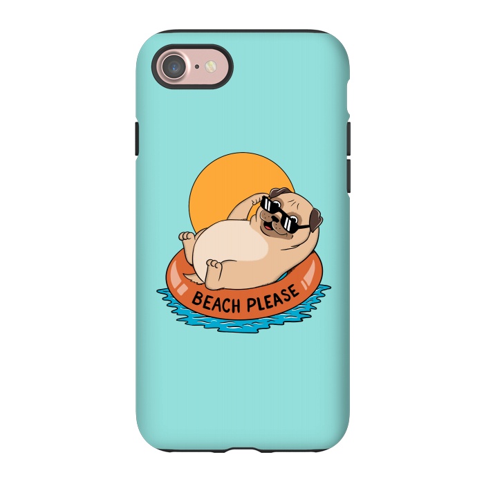 iPhone 7 StrongFit Beach Please by Coffee Man