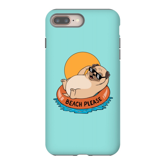 iPhone 7 plus StrongFit Beach Please by Coffee Man