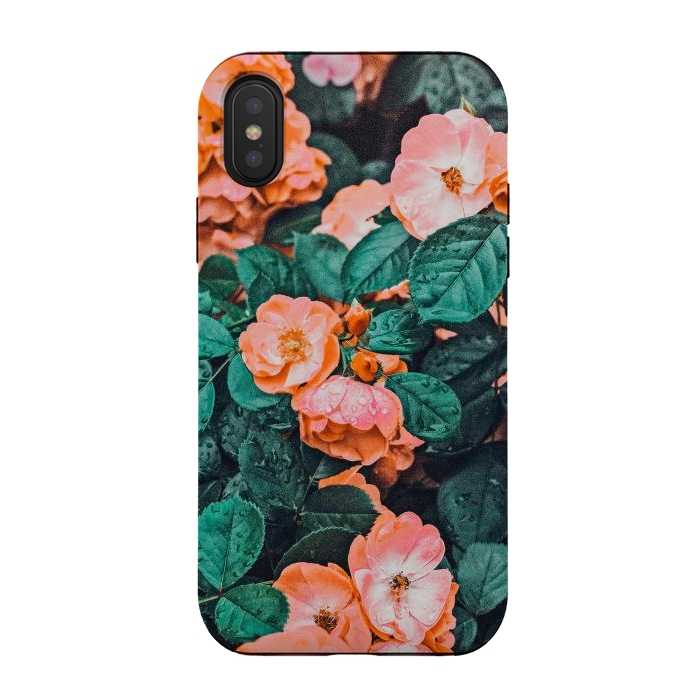 iPhone Xs / X StrongFit Vintage Blossom II by Uma Prabhakar Gokhale