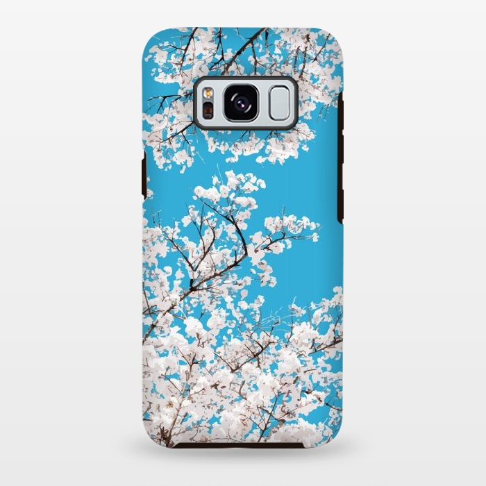 Galaxy S8 plus StrongFit White Blossom by Uma Prabhakar Gokhale