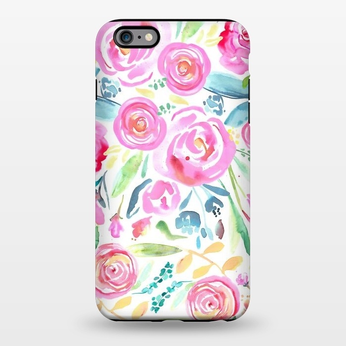 iPhone 6/6s plus StrongFit Spring Days Pastel Roses by Ninola Design