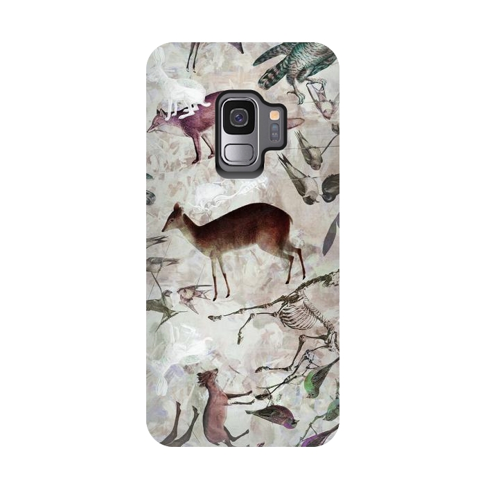 Galaxy S9 StrongFit Woodland animals by Oana 
