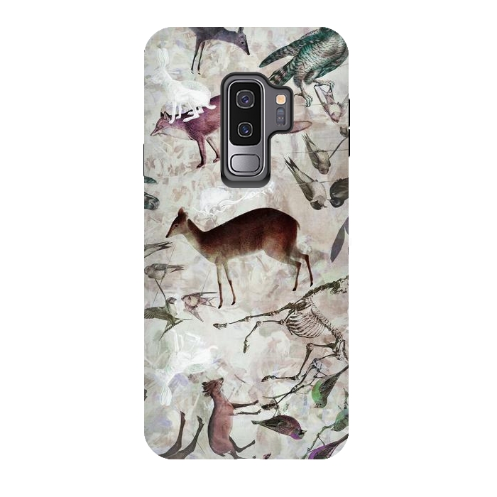 Galaxy S9 plus StrongFit Woodland animals by Oana 
