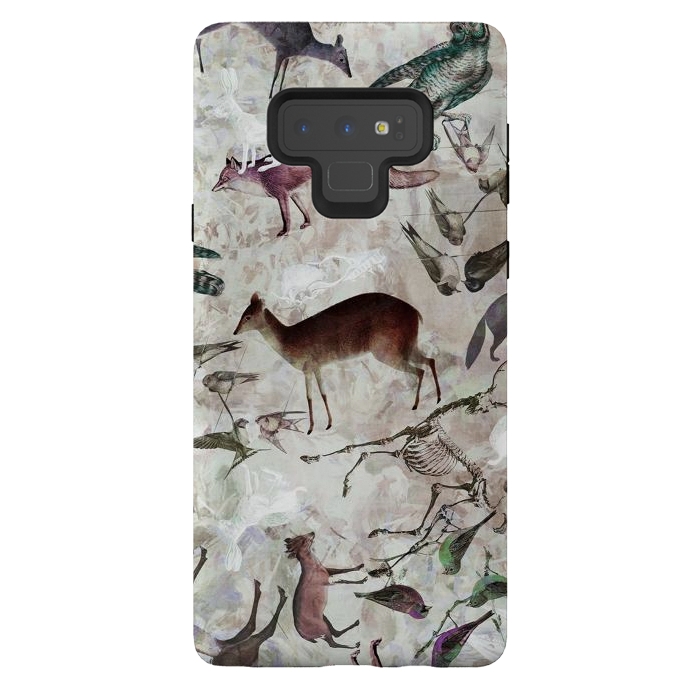 Galaxy Note 9 StrongFit Woodland animals by Oana 