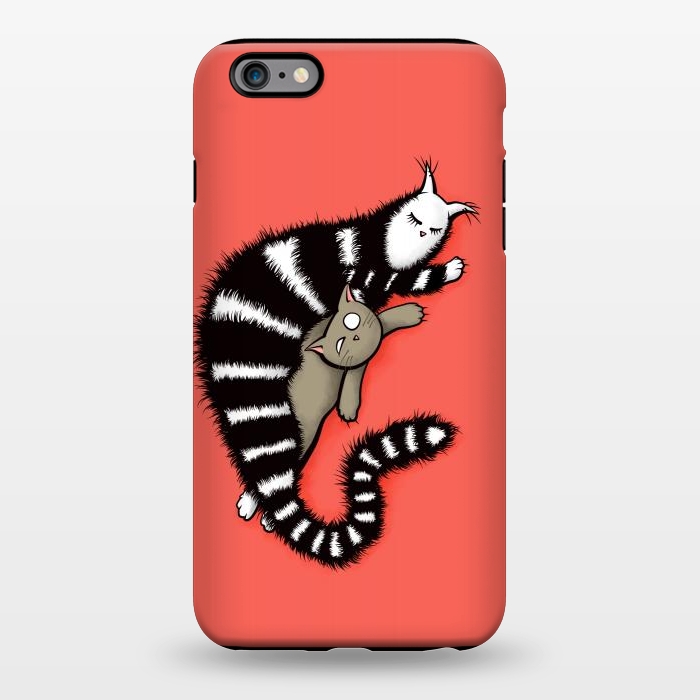 iPhone 6/6s plus StrongFit Cat Mother Protects Her Kitty Child by Boriana Giormova