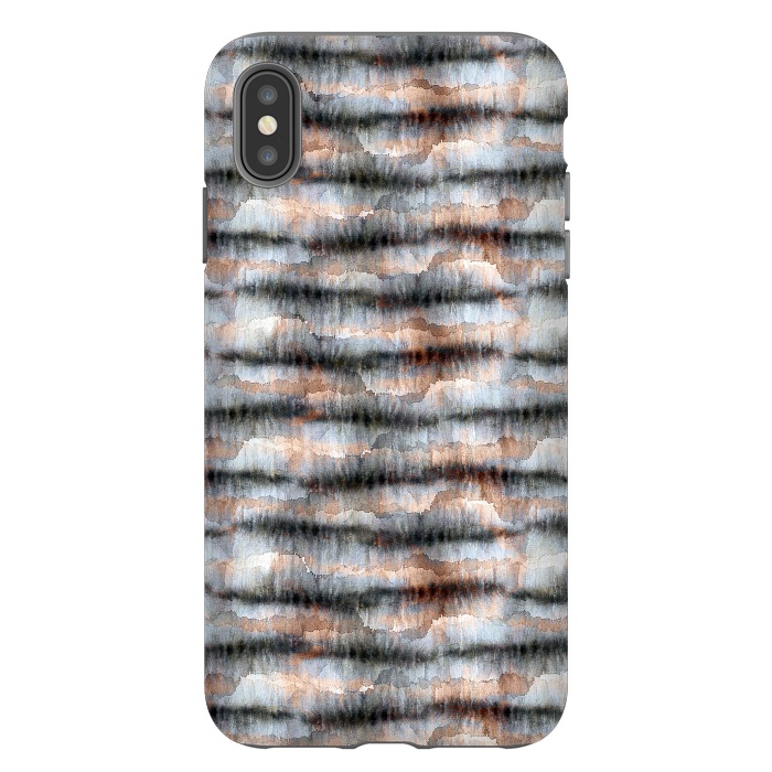 iPhone Xs Max StrongFit Marble Stone Layers by Ninola Design