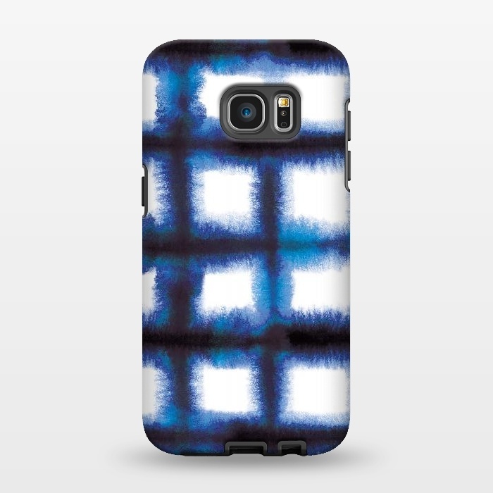 Galaxy S7 EDGE StrongFit Shibori Indigo by Ninola Design
