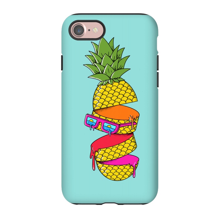 iPhone 7 StrongFit Pineapple Colors by Coffee Man