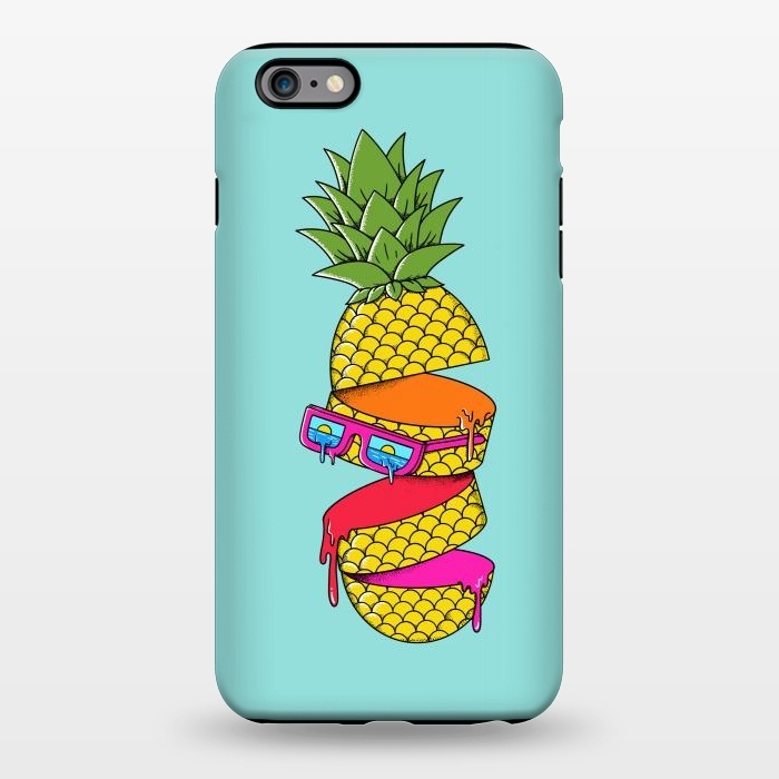 iPhone 6/6s plus StrongFit Pineapple Colors by Coffee Man