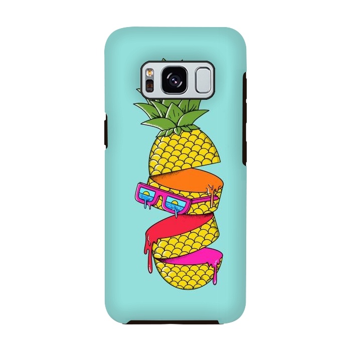 Galaxy S8 StrongFit Pineapple Colors by Coffee Man