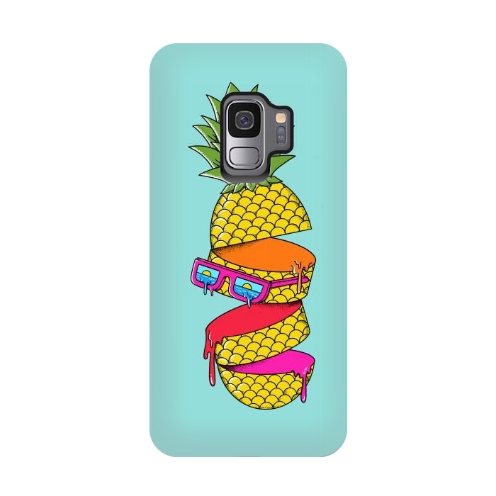 Galaxy S9 StrongFit Pineapple Colors by Coffee Man