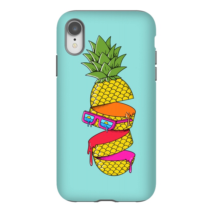 iPhone Xr StrongFit Pineapple Colors by Coffee Man