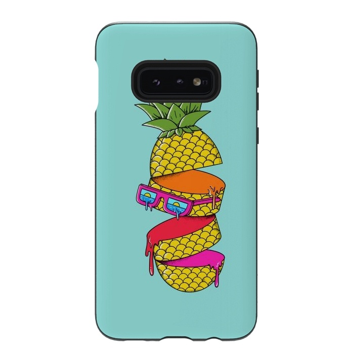 Galaxy S10e StrongFit Pineapple Colors by Coffee Man