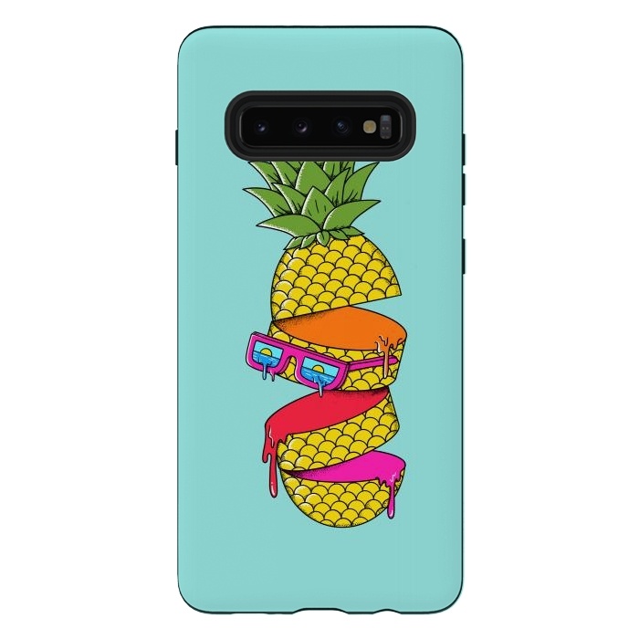 Galaxy S10 plus StrongFit Pineapple Colors by Coffee Man