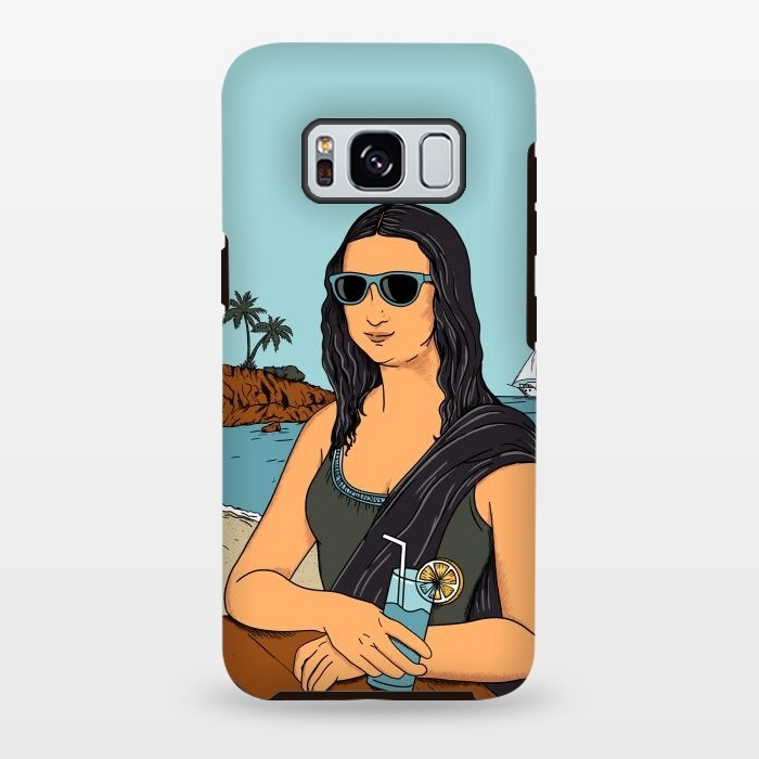 Galaxy S8 plus StrongFit Mona Lisa Beach by Coffee Man