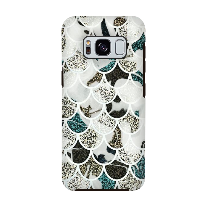 Galaxy S8 StrongFit Marble mermaid by Jms