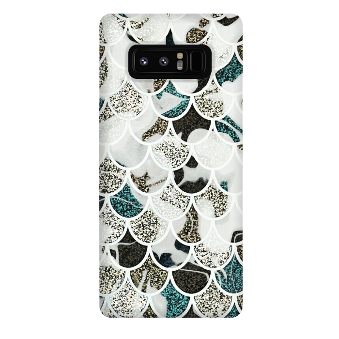 Galaxy Note 8 StrongFit Marble mermaid by Jms