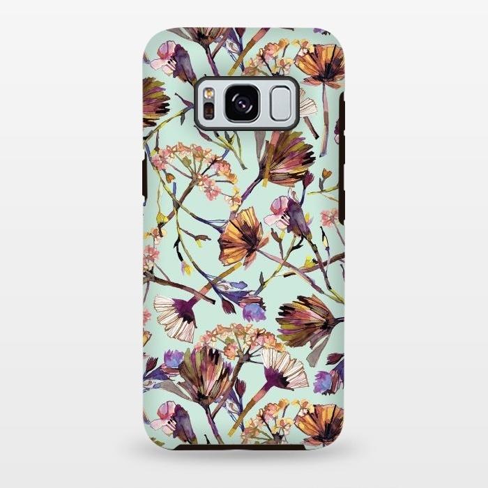 Galaxy S8 plus StrongFit Dry Spring Flowers by Ninola Design