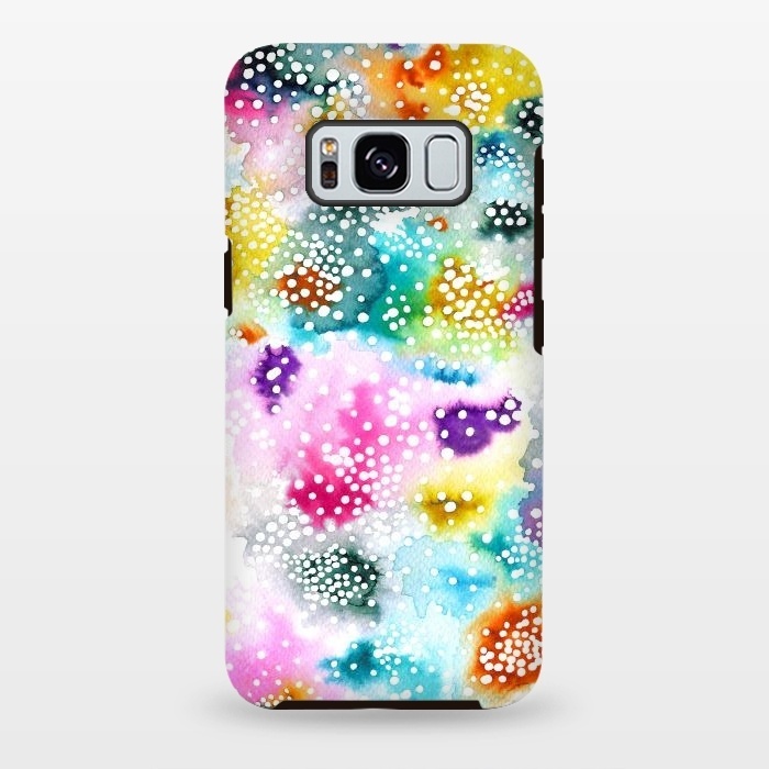 Galaxy S8 plus StrongFit Experimental Watercolor Marble by Ninola Design