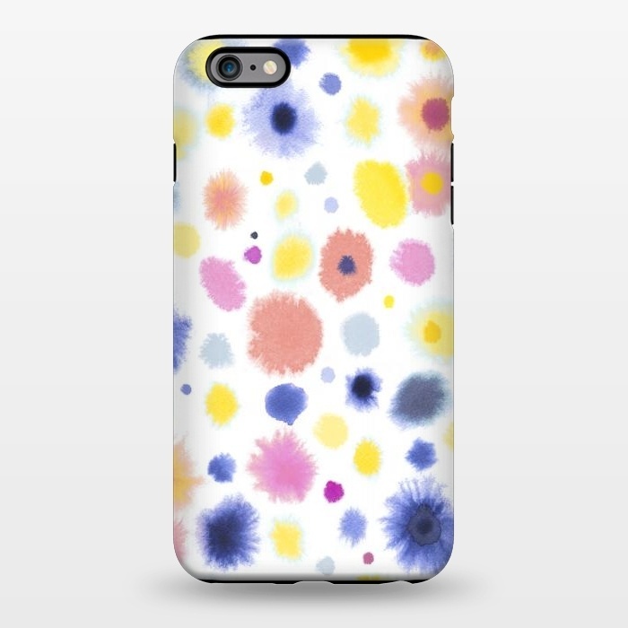 iPhone 6/6s plus StrongFit Soft Watercolor Dots by Ninola Design
