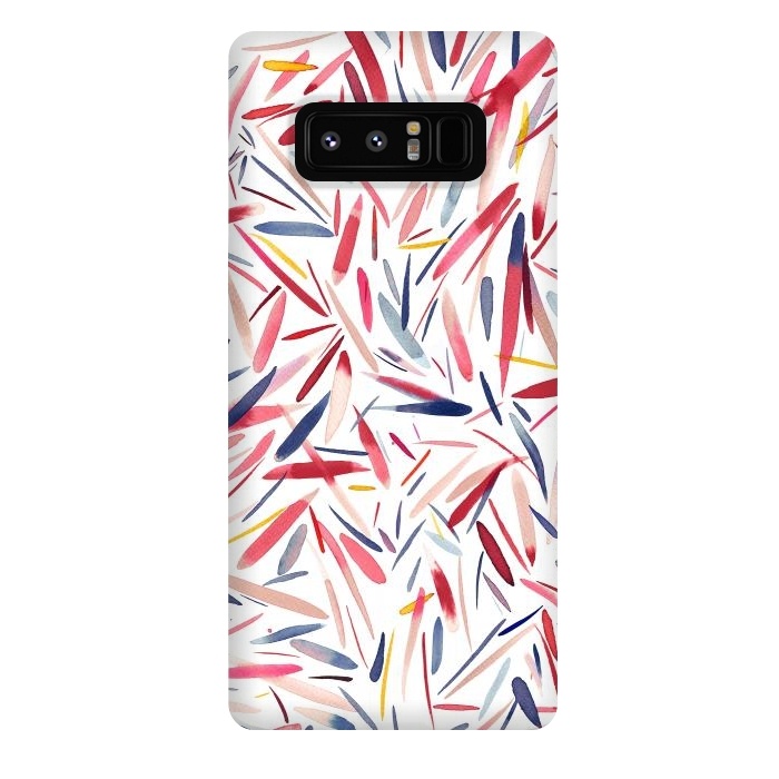 Galaxy Note 8 StrongFit Watercolor Wishes by Ninola Design