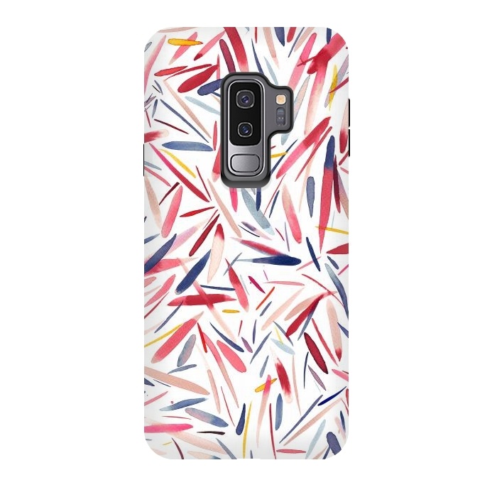 Galaxy S9 plus StrongFit Watercolor Wishes by Ninola Design