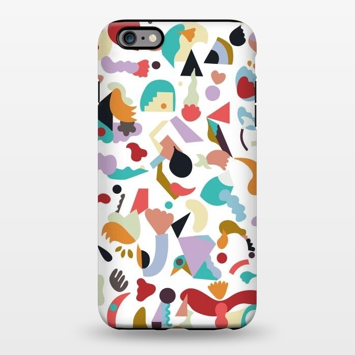 iPhone 6/6s plus StrongFit Imaginary Animals Geometrical Shapes  by Ninola Design