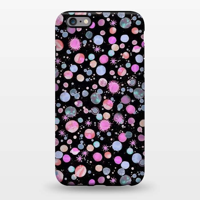 iPhone 6/6s plus StrongFit Planets Constellation Pink by Ninola Design