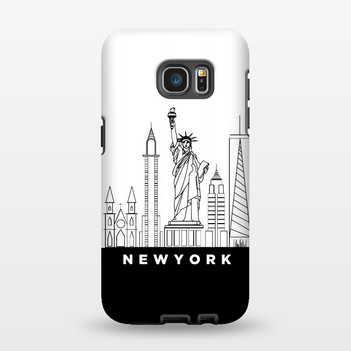 Galaxy S7 EDGE StrongFit new york by TMSarts