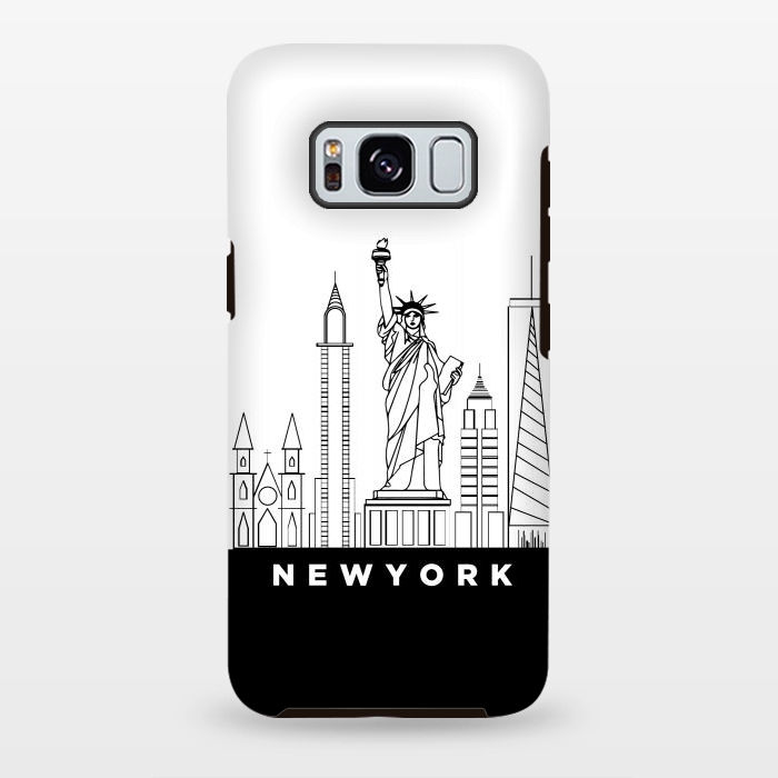 Galaxy S8 plus StrongFit new york by TMSarts