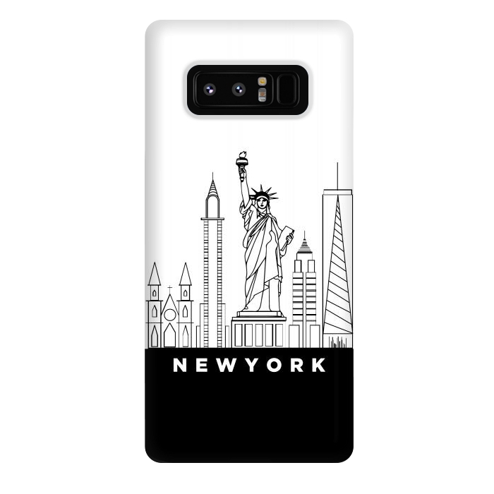 Galaxy Note 8 StrongFit new york by TMSarts