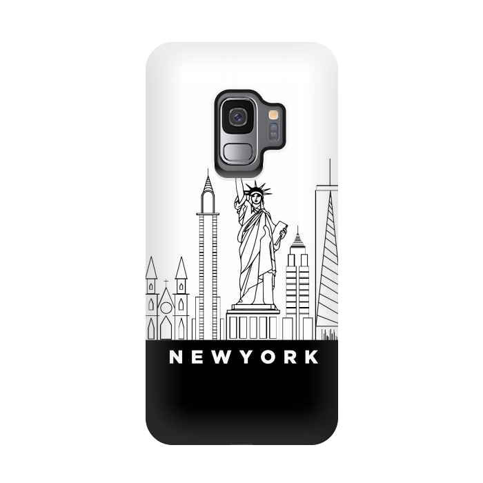 Galaxy S9 StrongFit new york by TMSarts
