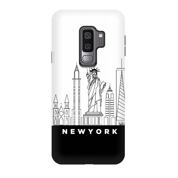 Galaxy S9 plus StrongFit new york by TMSarts