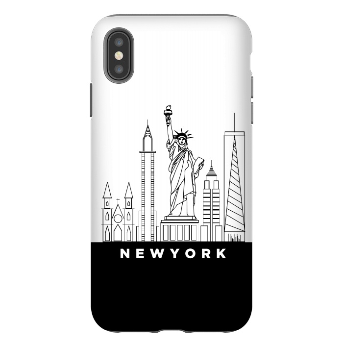 iPhone Xs Max StrongFit new york by TMSarts