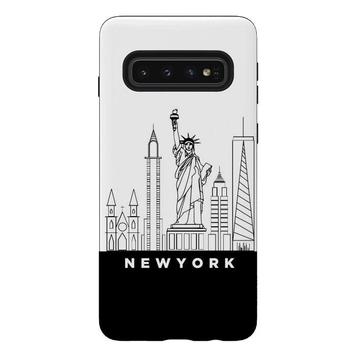 Galaxy S10 StrongFit new york by TMSarts
