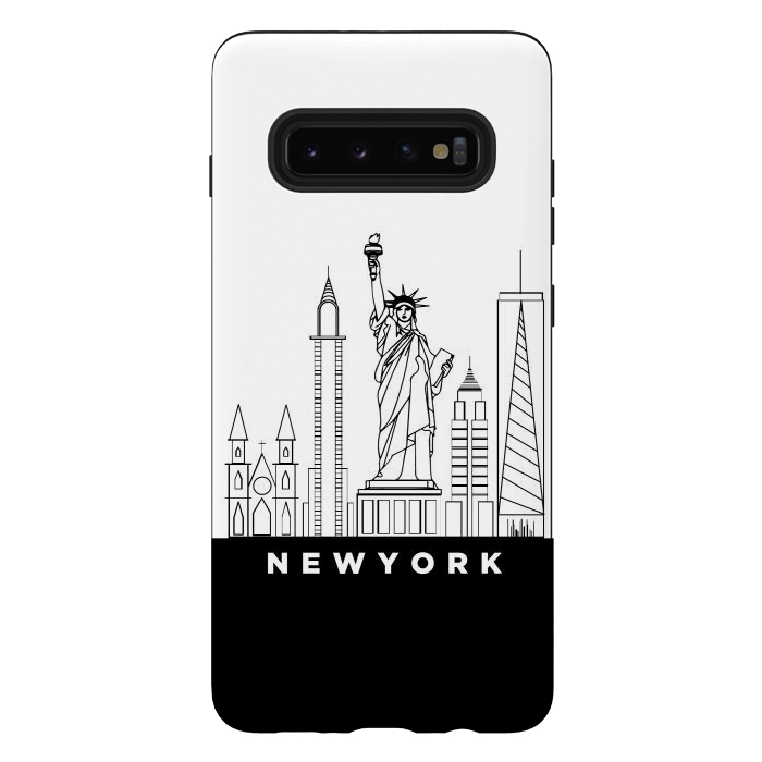 Galaxy S10 plus StrongFit new york by TMSarts