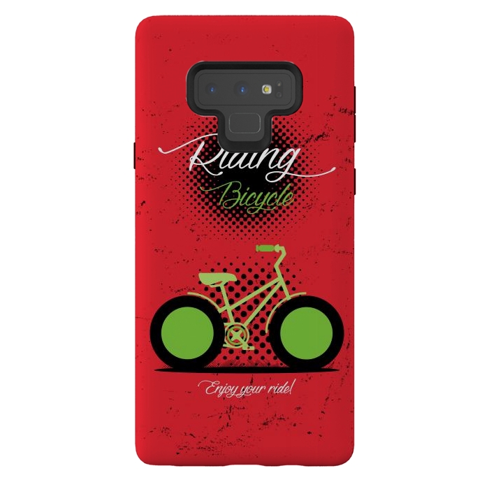 Galaxy Note 9 StrongFit riding bicycle by TMSarts