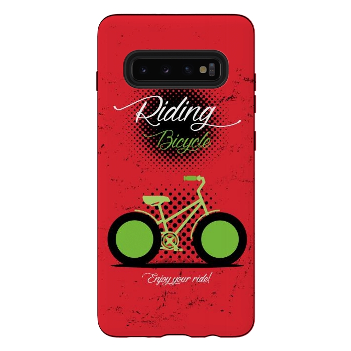 Galaxy S10 plus StrongFit riding bicycle by TMSarts
