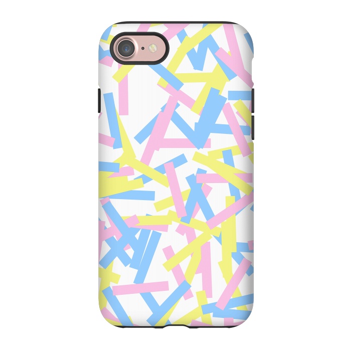 iPhone 7 StrongFit Rectangular Confetti Pastel by Ninola Design