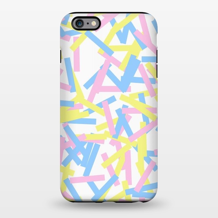 iPhone 6/6s plus StrongFit Rectangular Confetti Pastel by Ninola Design