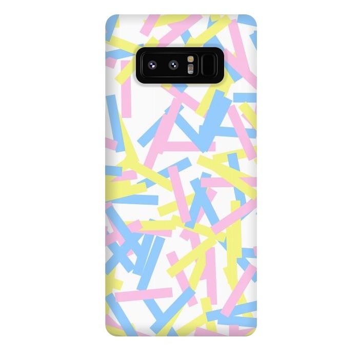 Galaxy Note 8 StrongFit Rectangular Confetti Pastel by Ninola Design