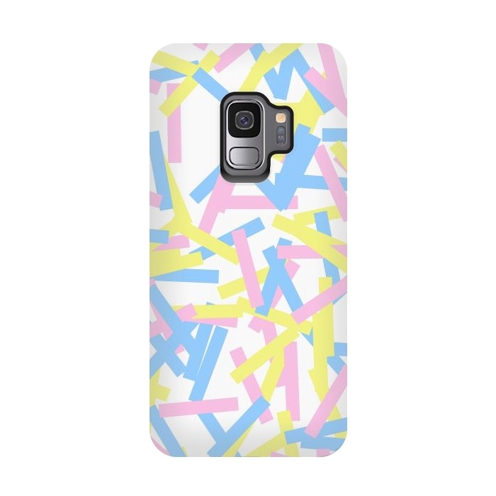Galaxy S9 StrongFit Rectangular Confetti Pastel by Ninola Design