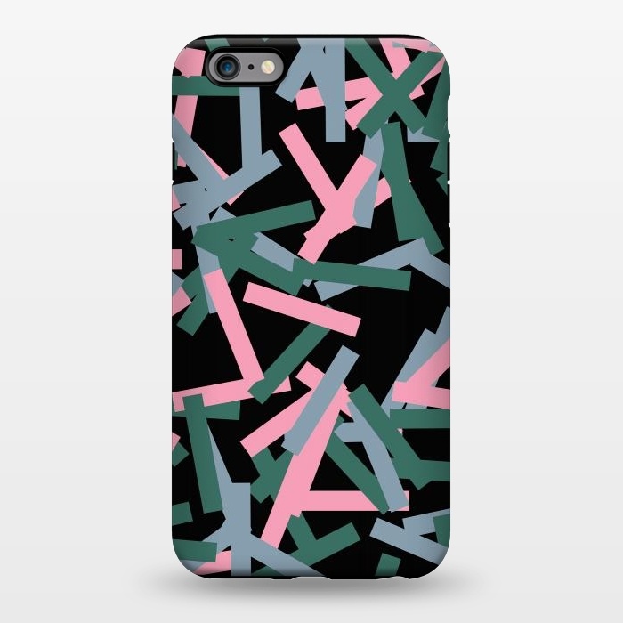 iPhone 6/6s plus StrongFit Rectangular Confetti Pink by Ninola Design