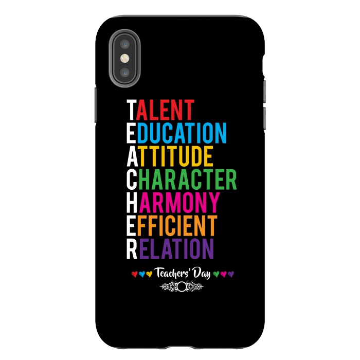 iPhone Xs Max StrongFit teacher by TMSarts