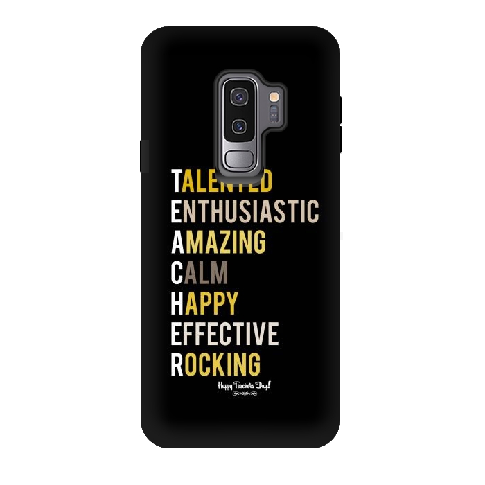 Galaxy S9 plus StrongFit teacher quote by TMSarts